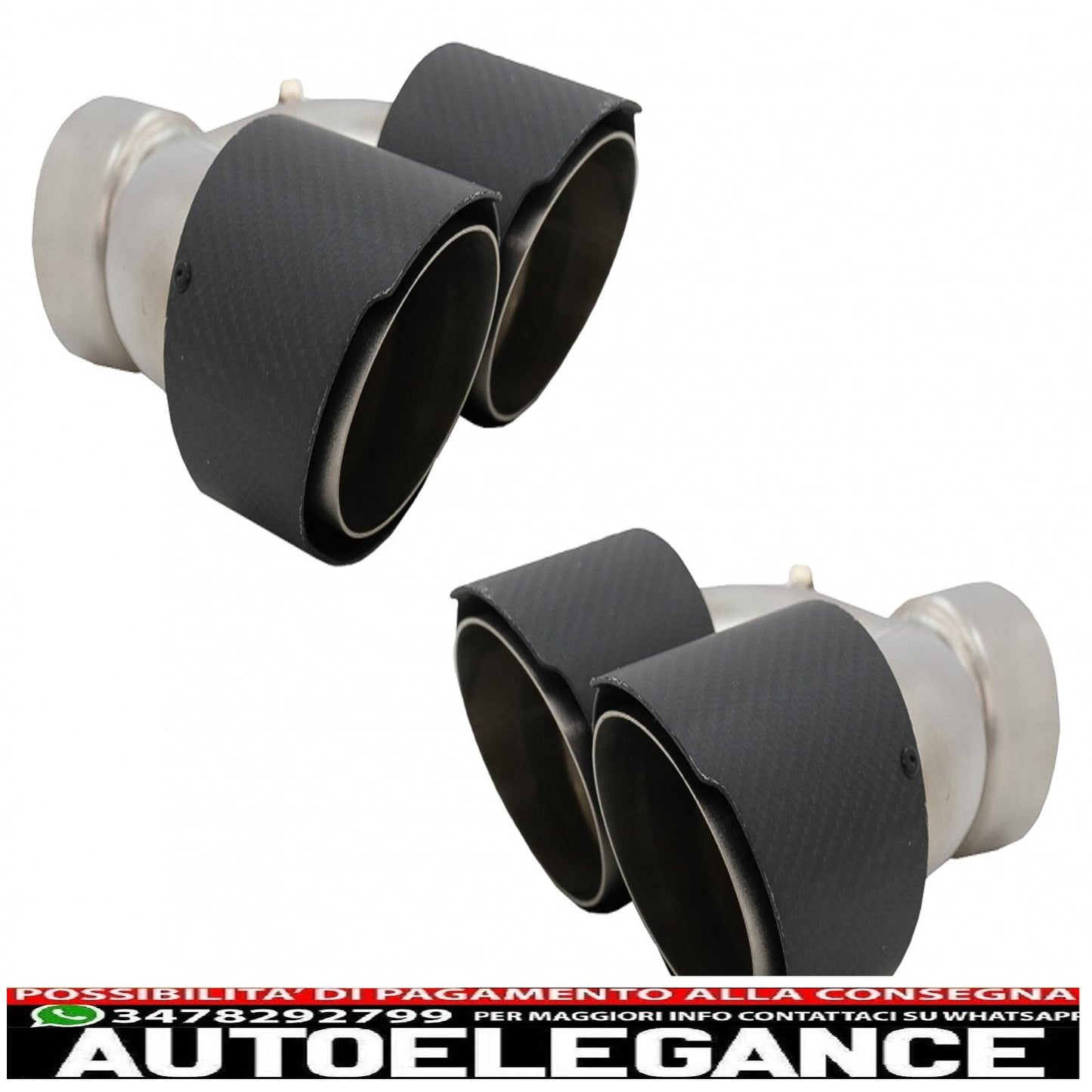 Terminali di scarico con coperture per specchietti adatti per Land Range Rover Vogue L405 (2013-2017) Sport L494 (2013-2017) Discovery V L462 vera fibra di carbonio