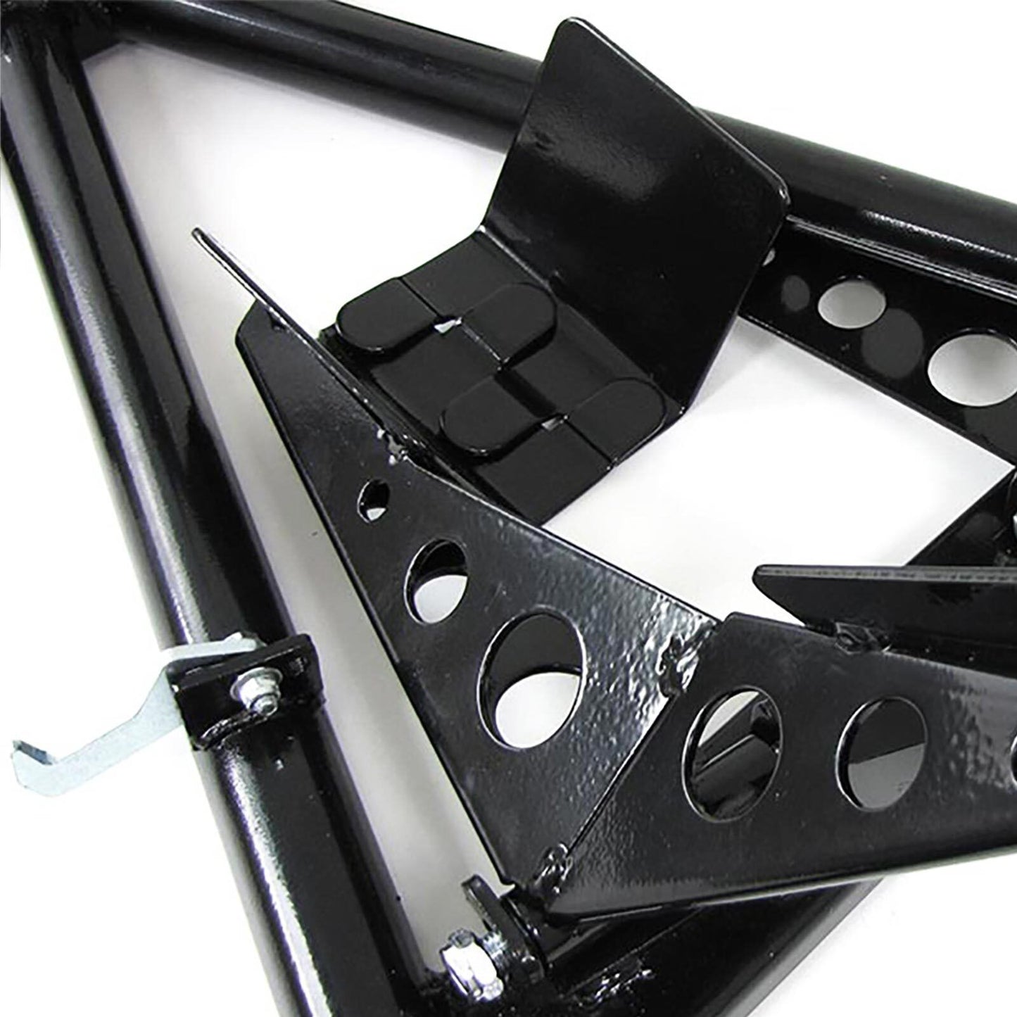 Cavalletto di montaggio cavalletto moto con bilanciere regolabile fino a 680kg nero AUTOELEGANCERICAMBI