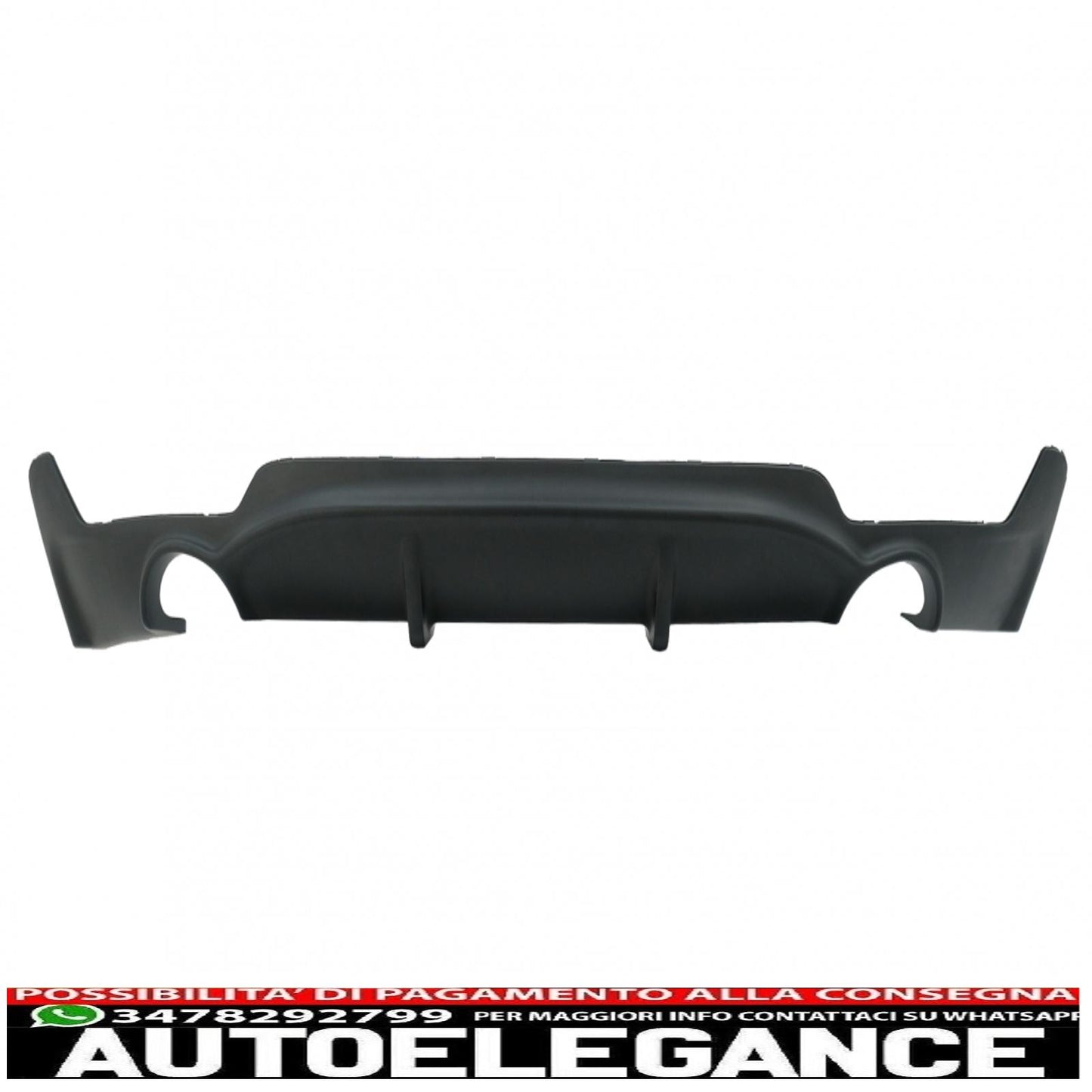 Pacchetto di conversione al diffusore d'aria dal design M con spoiler sul paraurti anteriore adatto per BMW Serie 4 F32 F33 F36 (2013-2019)