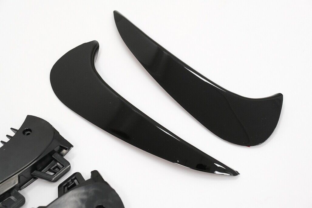 MERCEDES GLA H247 BLACK ADHESIVE MOULDS REAR BUMPER AMG FLAPS .. 0189