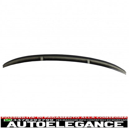 trunk spoiler suitable for audi a4 b9 sedan (2016-up) piano black