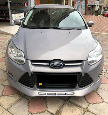 FORD FOCUS 3 III 2011-2014 FRONT BUMPER SPOILER ABS SPORTY LOOK ST
