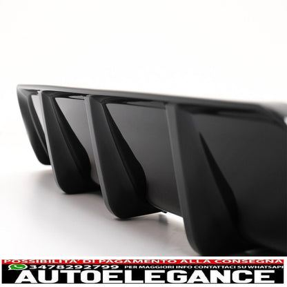 kit corpo aerodinamico labbro del paraurti anteriore e diffusore d'aria adatto per bmw x6 f16 lci (2015-2019) m technik sport pianoforte nero