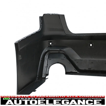 Rear bumper suitable for audi a6 c8 4k sedan (2018-up) rs design