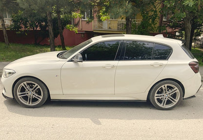 SOTTO MINIGONNE ADATTE PER BMW SERIE 1 F20 2011-2019 LOOK M NERO LUCIDO