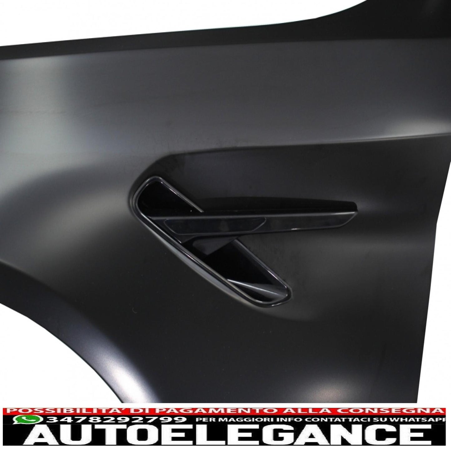 parafanghi anteriori adatti per bmw serie 5 g30 g31 g38 (2017-) limousine touring nero design m5