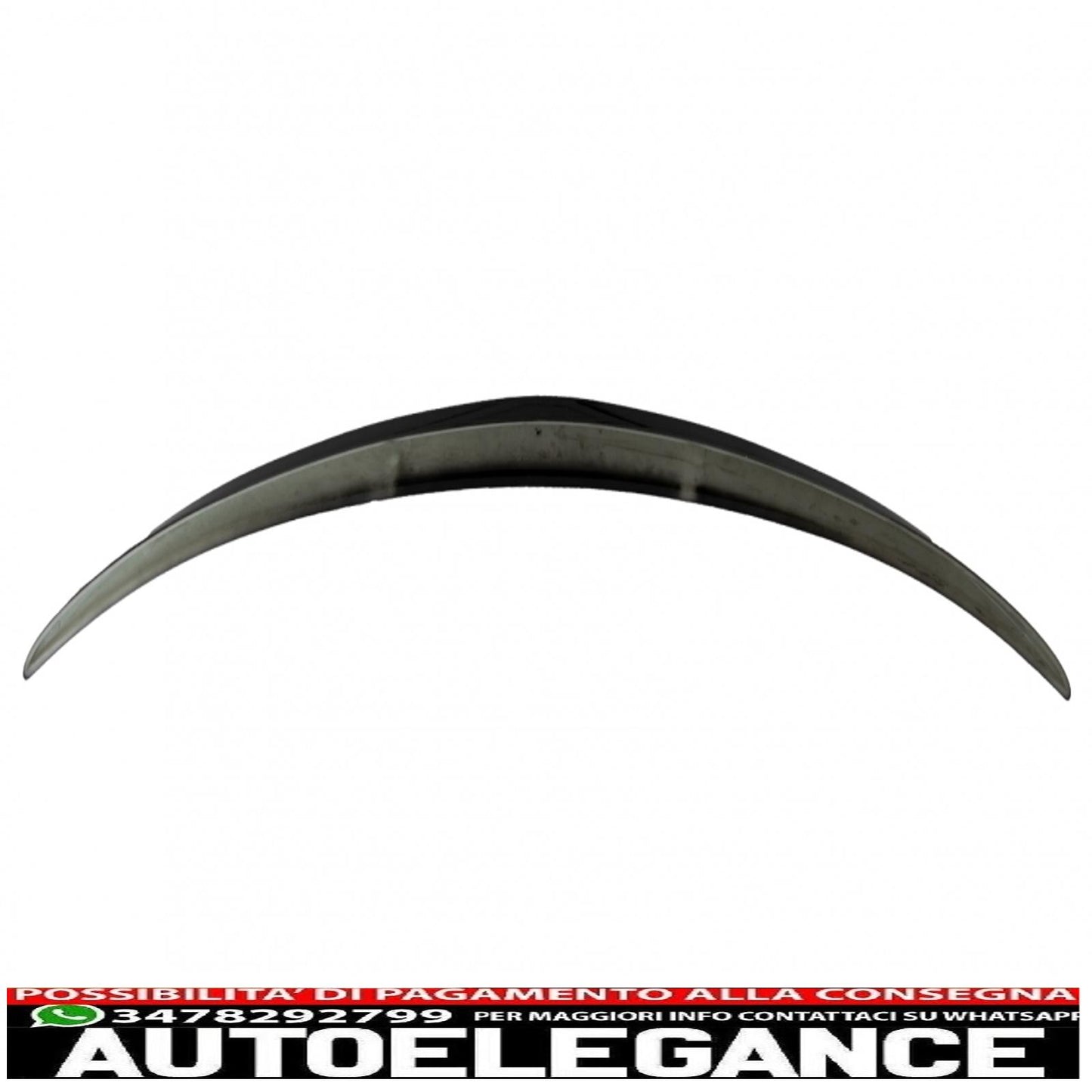 trunk spoiler suitable for mercedes c-class w205 (2014-2020) glossy black