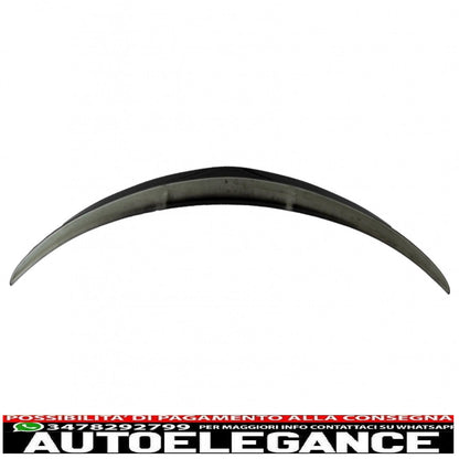 trunk spoiler suitable for mercedes c-class w205 (2014-2020) glossy black