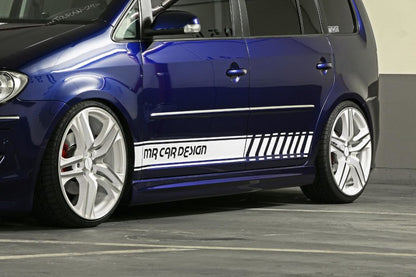 MINIGONNE LATERALI ADATTE PER VW TOURAN MK1 (2003-2015) LOOK TUNING