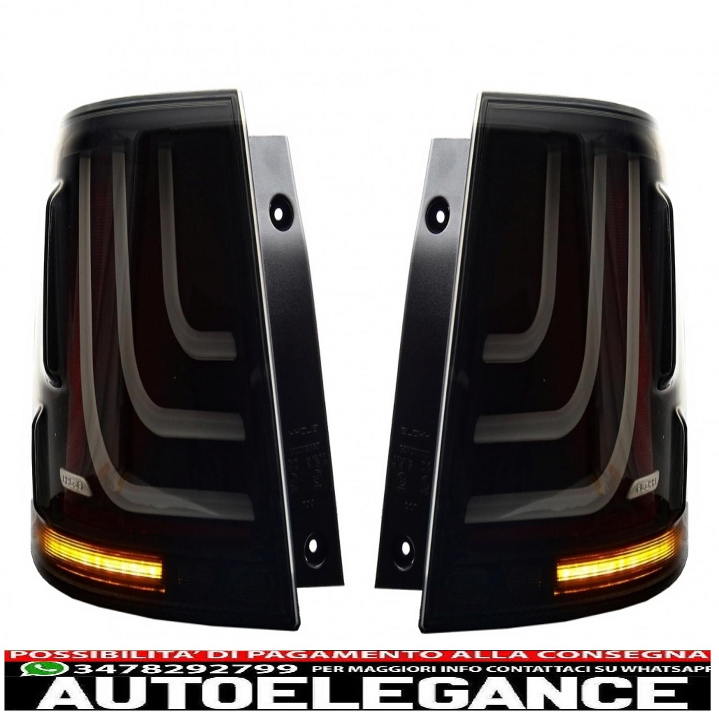 Glohh LED Light Bar Rear Lights Fit For Range Rover Sport L320 (2005-2013) GL-3X Dynamic Smoke