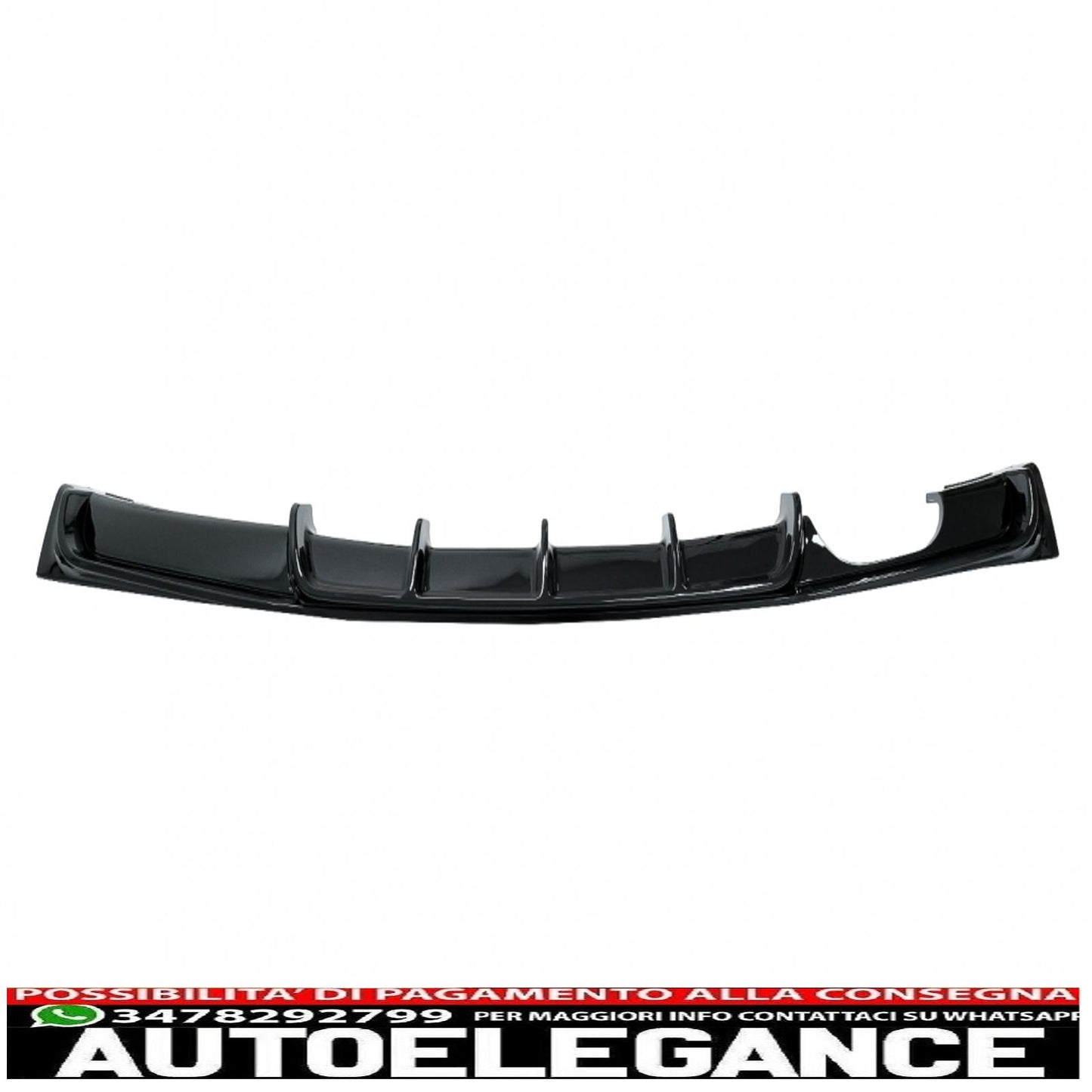 diffusore paraurti posteriore pianoforte spoiler mantovana nero punta marmitta di scarico adatta per bmw serie 3 f30 2011+ m-performance design sinistra doppia uscita