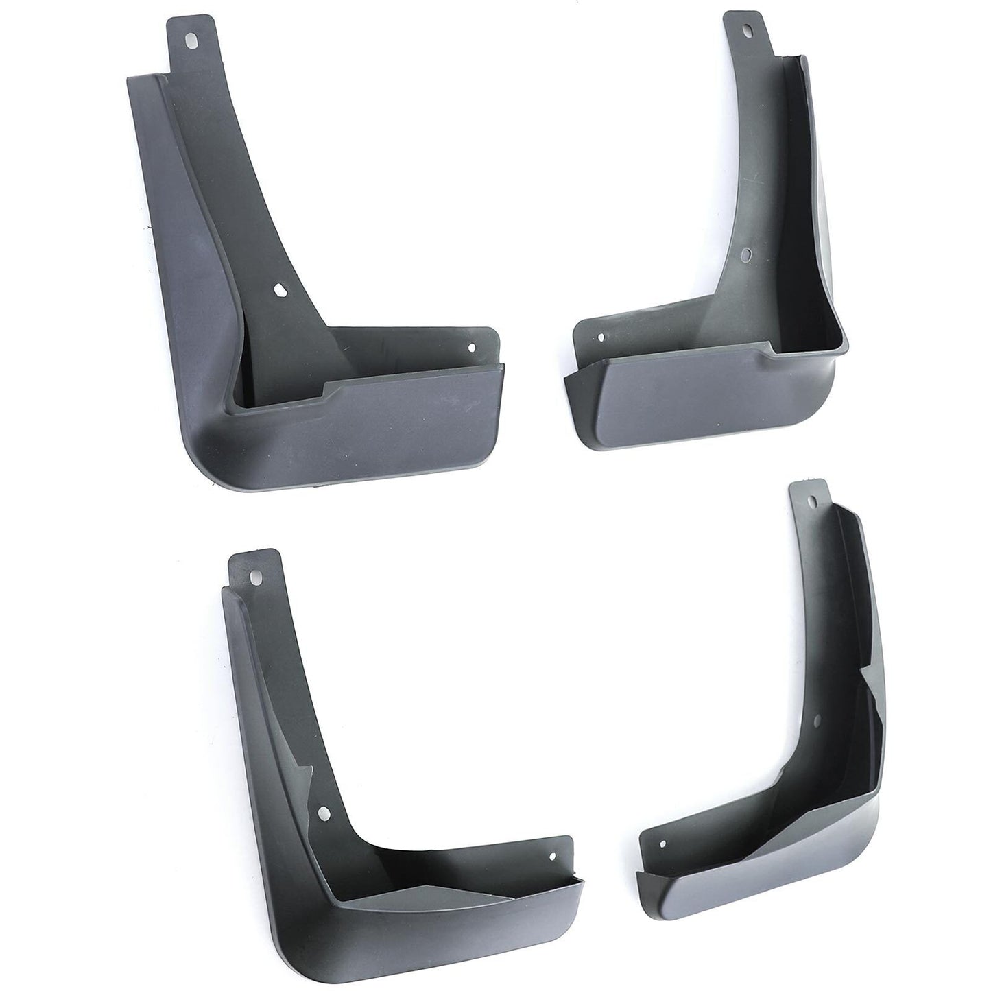 Mudflaps set front and rear black for VW Golf 8 with R-Line from 19