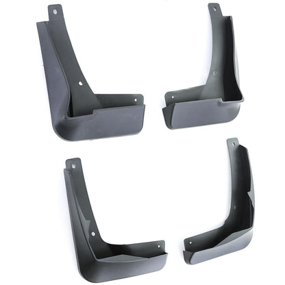 Mudflaps set front and rear black for VW Golf 8 with R-Line from 19