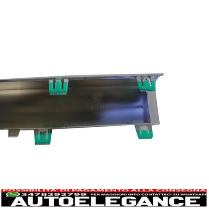 Chrome parts side skirt moldings suitable for mercedes s class w222 (2013-2020) s65 s63 design 