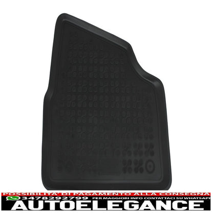 Black rubber mat suitable for opel corsa c 2000-2006