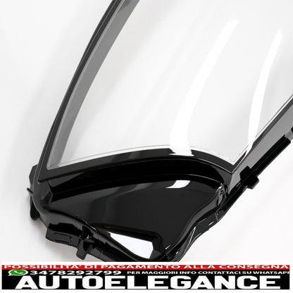 headlight lenses suitable for mercedes s class w222 restyling (2017-2020) clear 
