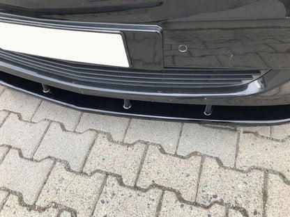 FRONT SPLITTER SUITABLE FOR MERCEDES VITO W447 AMG 2014-2019 ABS GLOSSY BLACK 