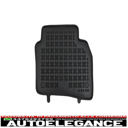 Black rubber mat suitable for opel insignia 2017 -