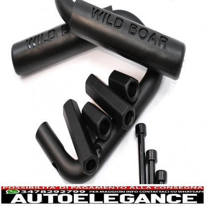 pacchetto maniglia anteriore e posteriore adatto per jeep wrangler iii suv jk (2007-2017)