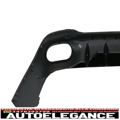 diffusore posteriore e terminali di scarico argento adatti per mercedes cla x118 shooting Brake c118 coupe sport line (2019-up) design cla35