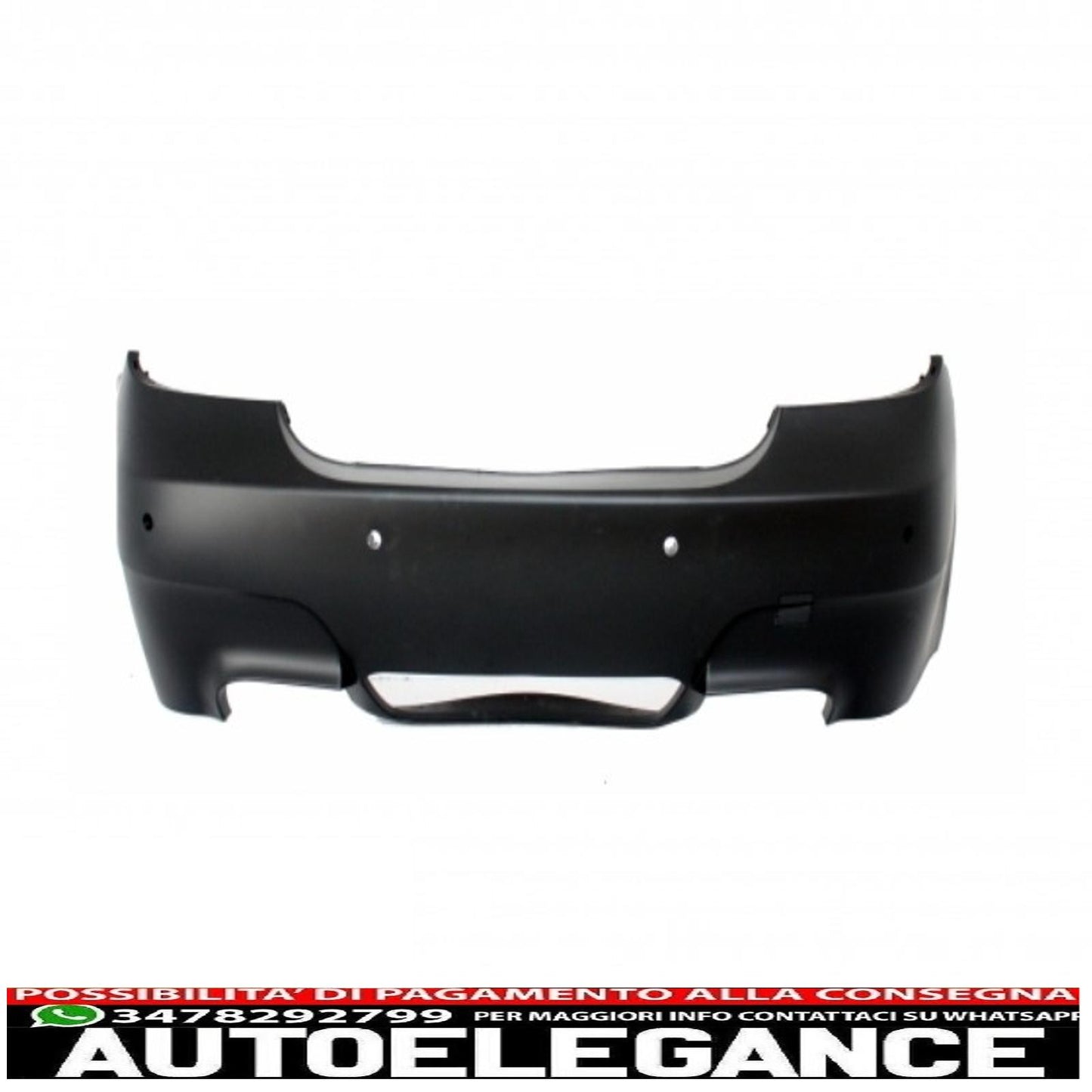 body kit paraurti anteriore e posteriore adatto per bmw serie 5 e60 (2007-2010) lci m5 design con pdc 18mm AUTOELEGANCERICAMBI