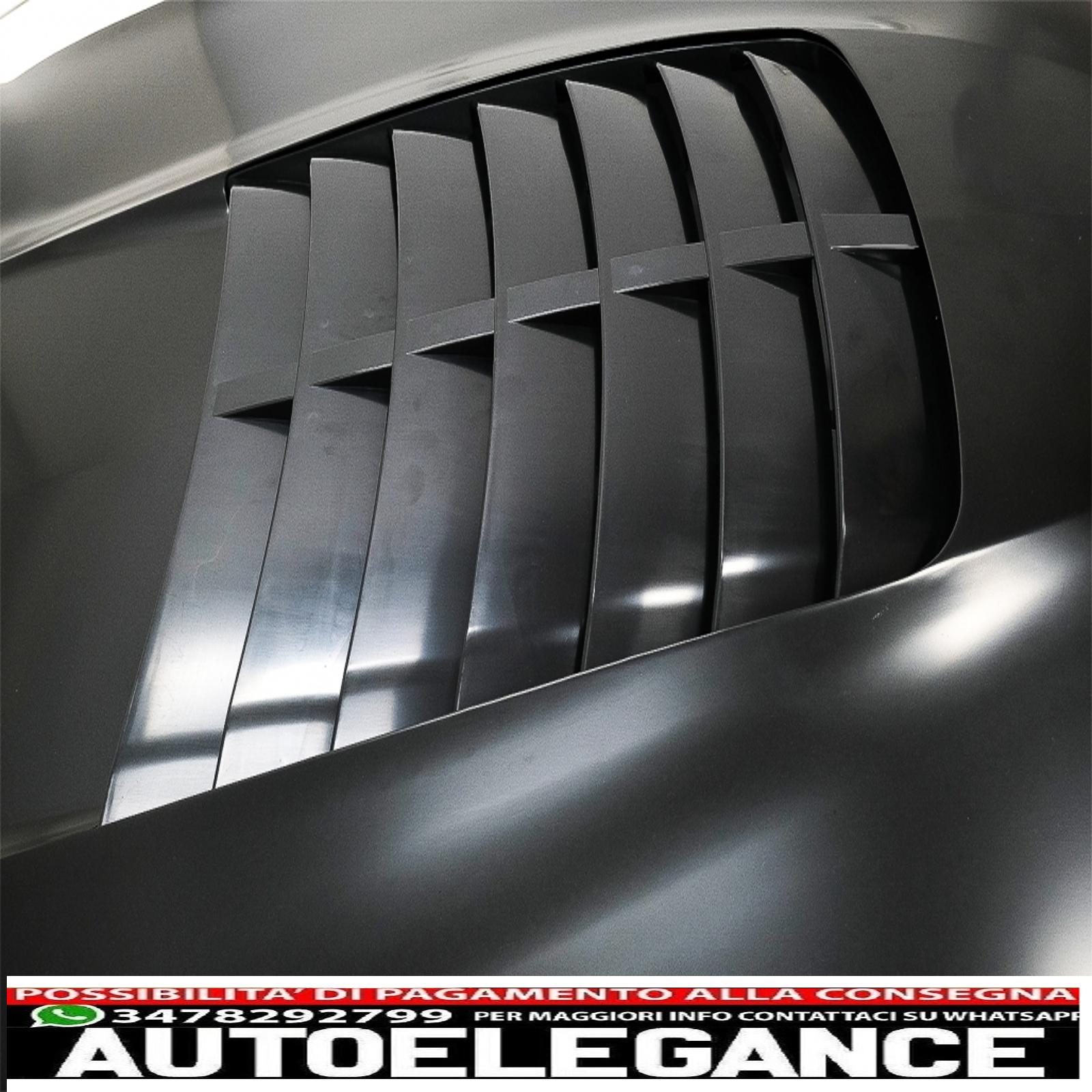 cofano cofano con prese d'aria adatto per ford mustang mk6 vi sesta generazione (2015-2017) design gt 500 AUTOELEGANCERICAMBI