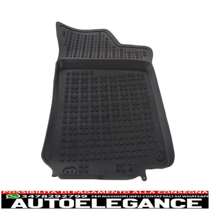 Tappetino in gomma per auto nero adatto per Seat leon 99-05 toledo 99-04 skoda octavia 97-10 vw beetle bora 98-05 golf 4 iv 97-06