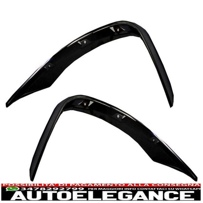 Alette splitter per paraurti anteriore adatte per mercedes w222 classe s s63 design (2013-up) edizione nera AUTOELEGANCERICAMBI