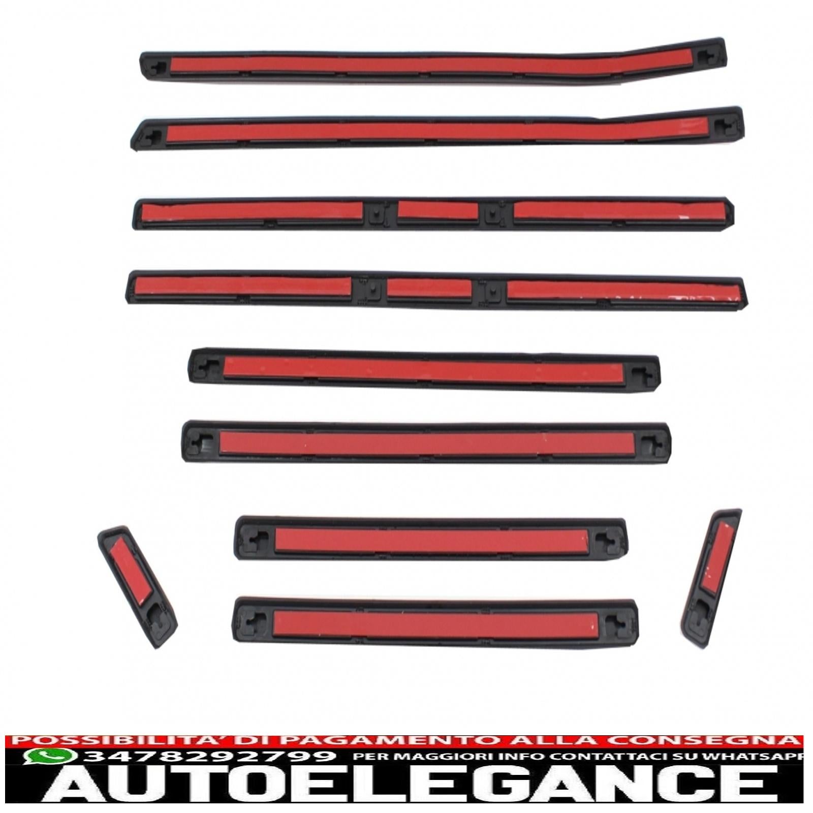 aggiungi il rivestimento delle modanature delle portiere adatto per mercedes classe g w463 (1989-2017) design restyling AUTOELEGANCERICAMBI