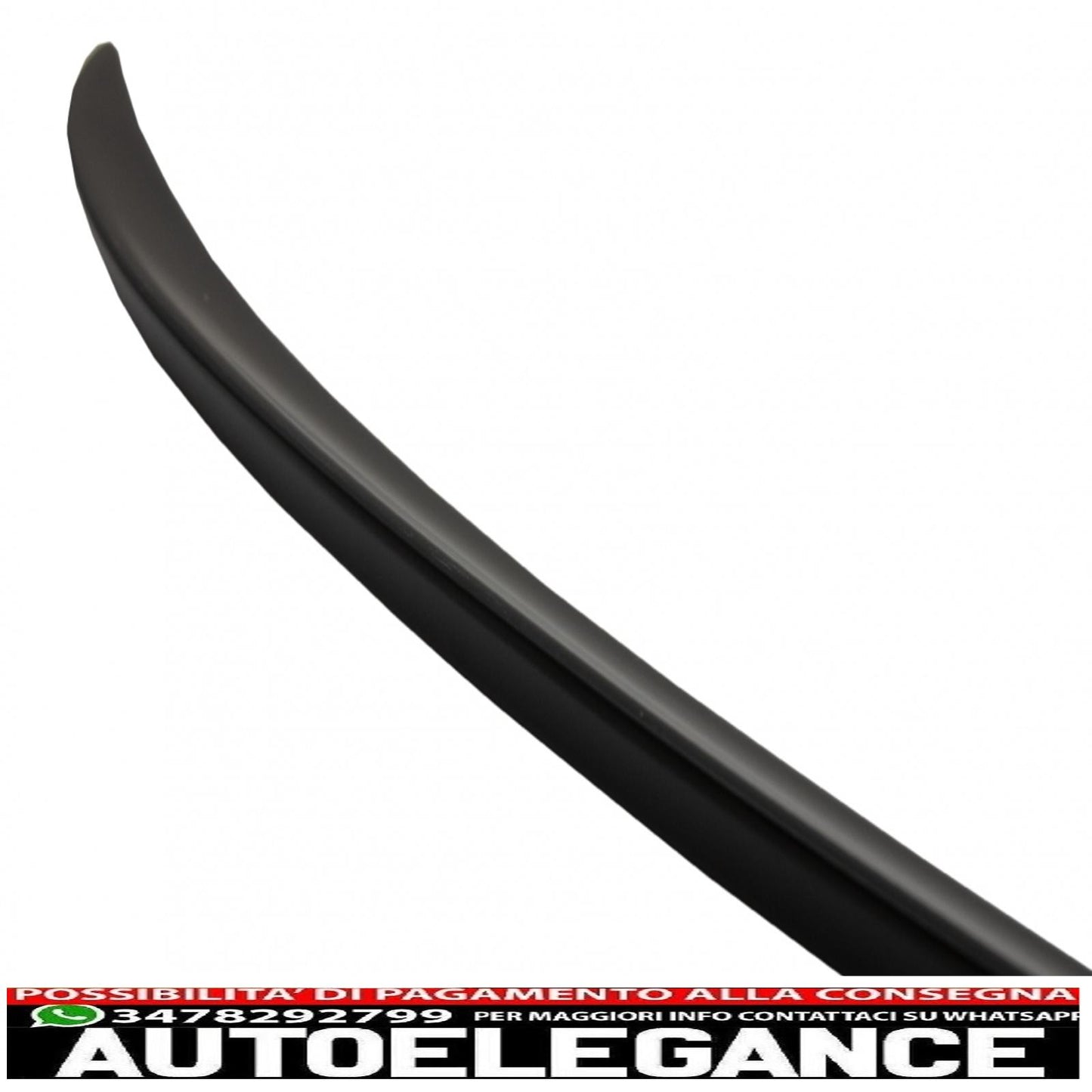 trunk spoiler suitable for bmw 3 series e90 (2005-2010) m3 design matt black