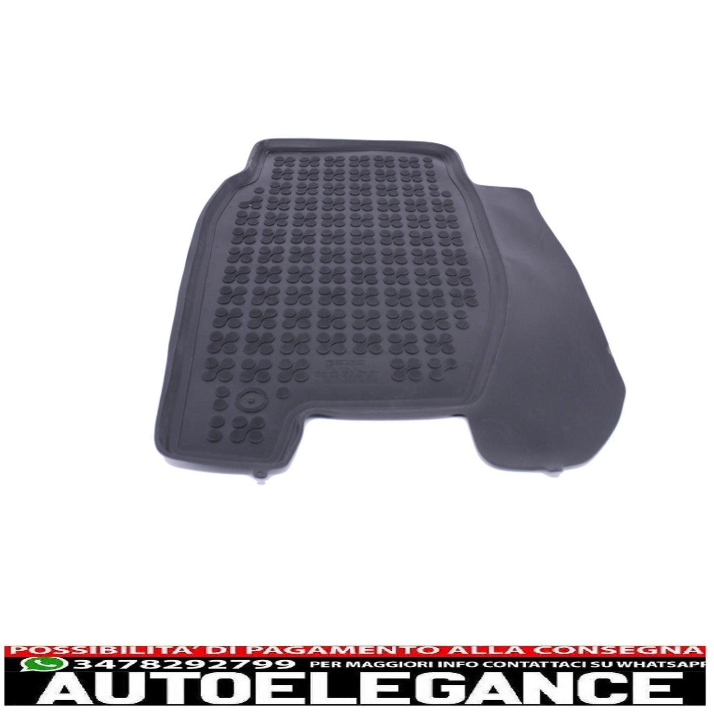 Black rubber mat suitable for Honda Civic Hatchback 2012+, Civic Wagon 2014+