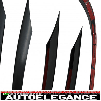 Front Bumper Splitter Wings Aerodynamic Flaps Fit For Mercedes C Class W205 S205 C205 A205 Facelift (2019-up) C43 Design
