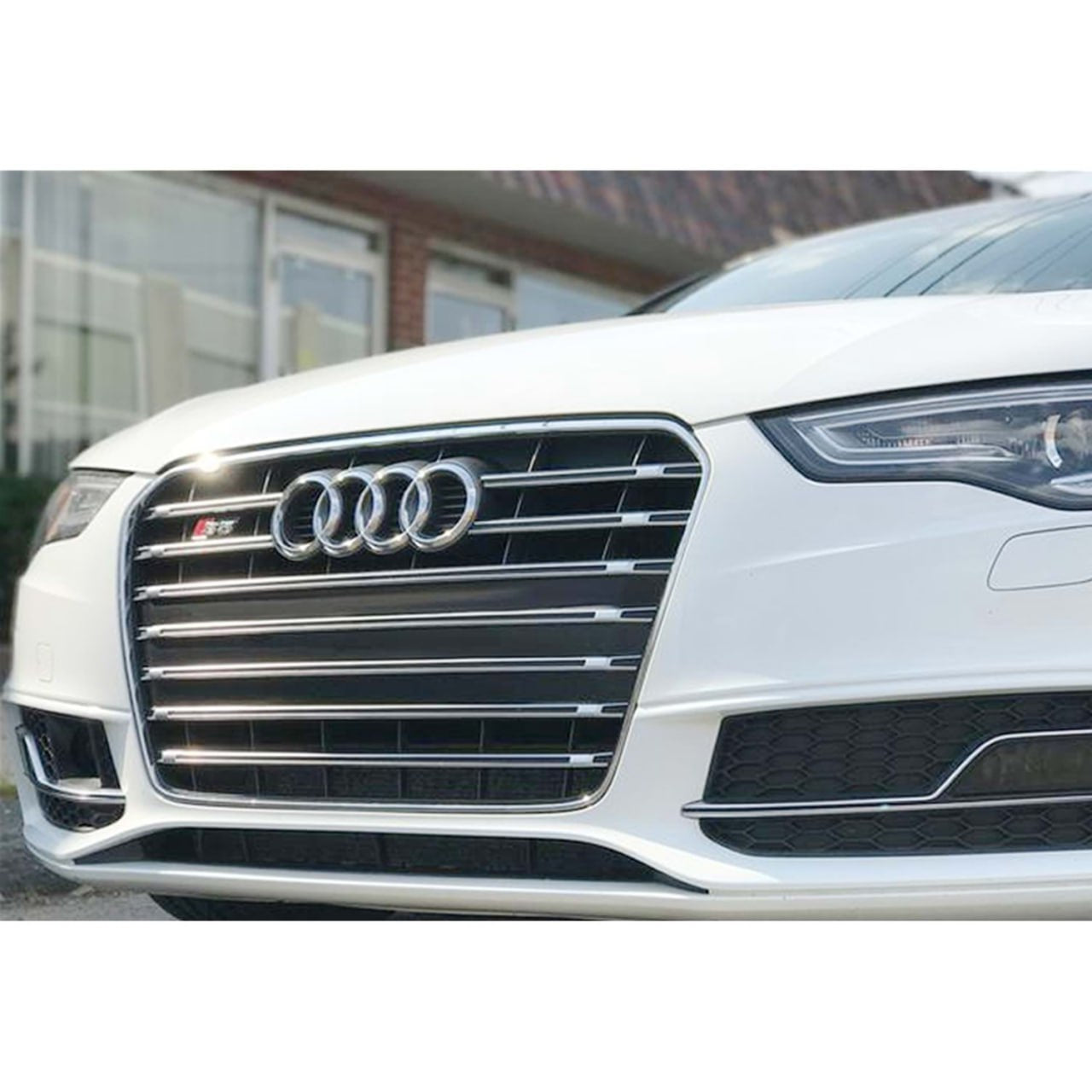 GRILLE SUITABLE FOR AUDI A5 2007-2011 RS5 LOOK BLACK SPORTY DESIGN 