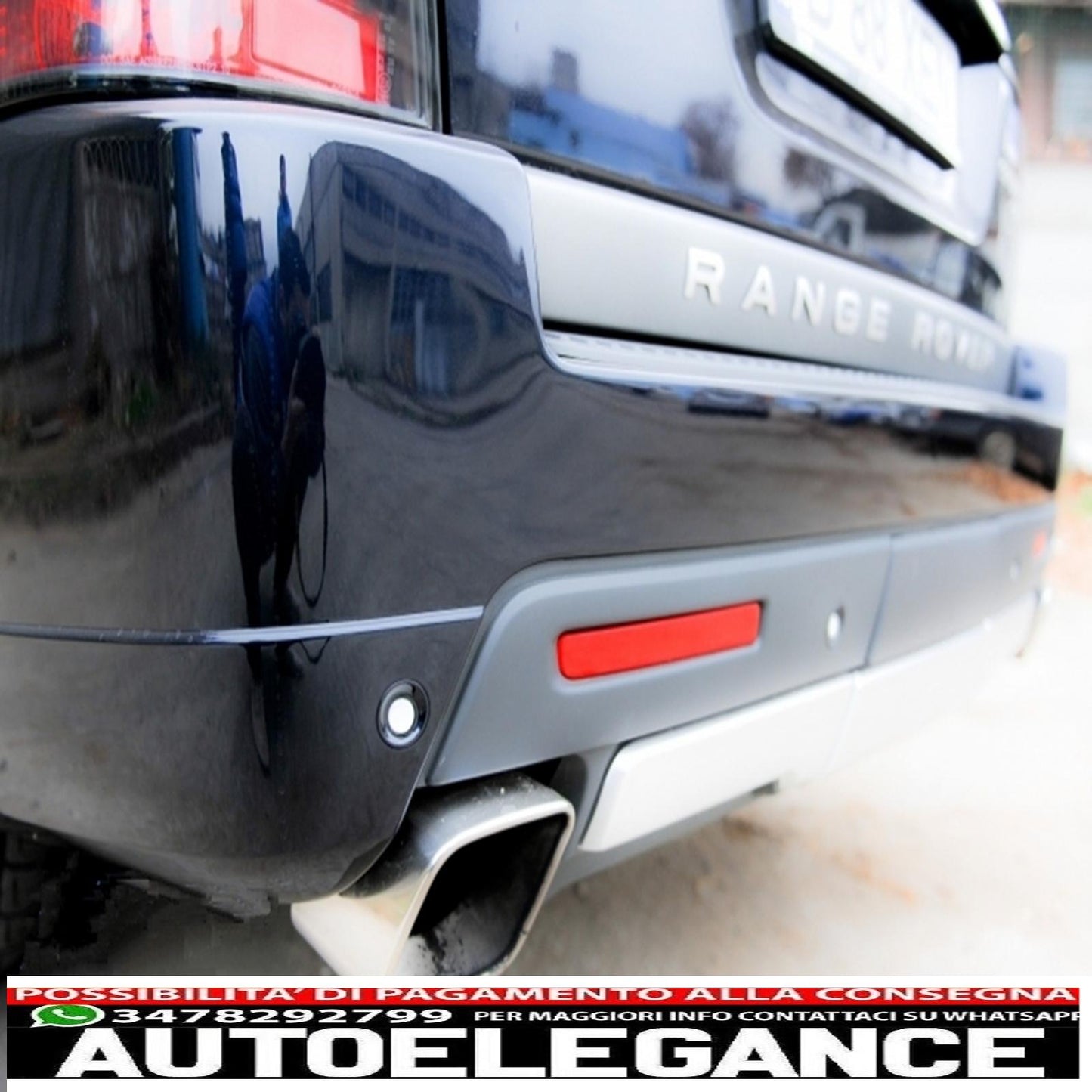 Rear bumper suitable for Land Range Rover Sport L320 (2005-2013) autobiography design 