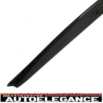 Trunk lid spoiler suitable for audi a7 4g8 s7 rs7 (2011-2017) real carbon 