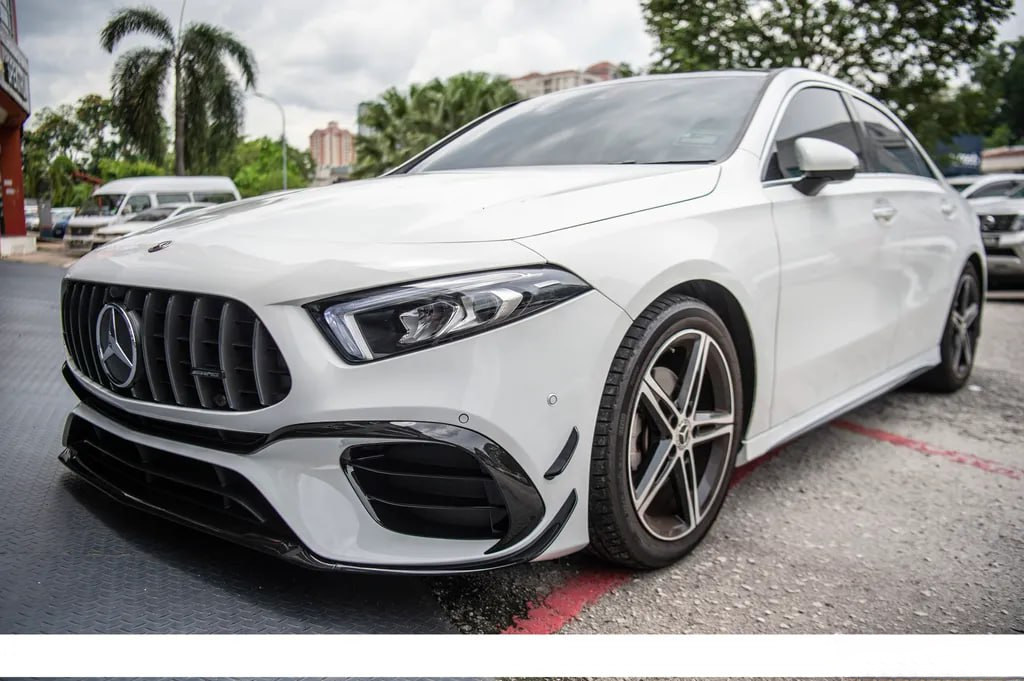 BODYKIT ADATTO PER MERCEDES CLASSE A W177 SEDAN 2018+ LOOK A45 DESIGN SPORTIVO