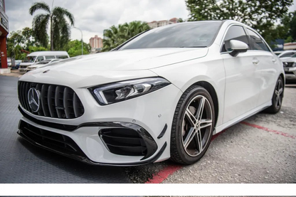 BODYKIT ADATTO PER MERCEDES CLASSE A W177 SEDAN 2018+ LOOK A45 DESIGN SPORTIVO
