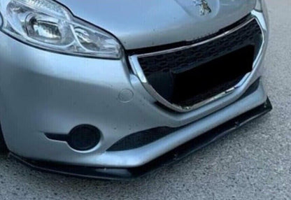 SPLITTER ADATTO PER PEUGEOT 208 NERO LUCIDO LOOK SPORTIVO
