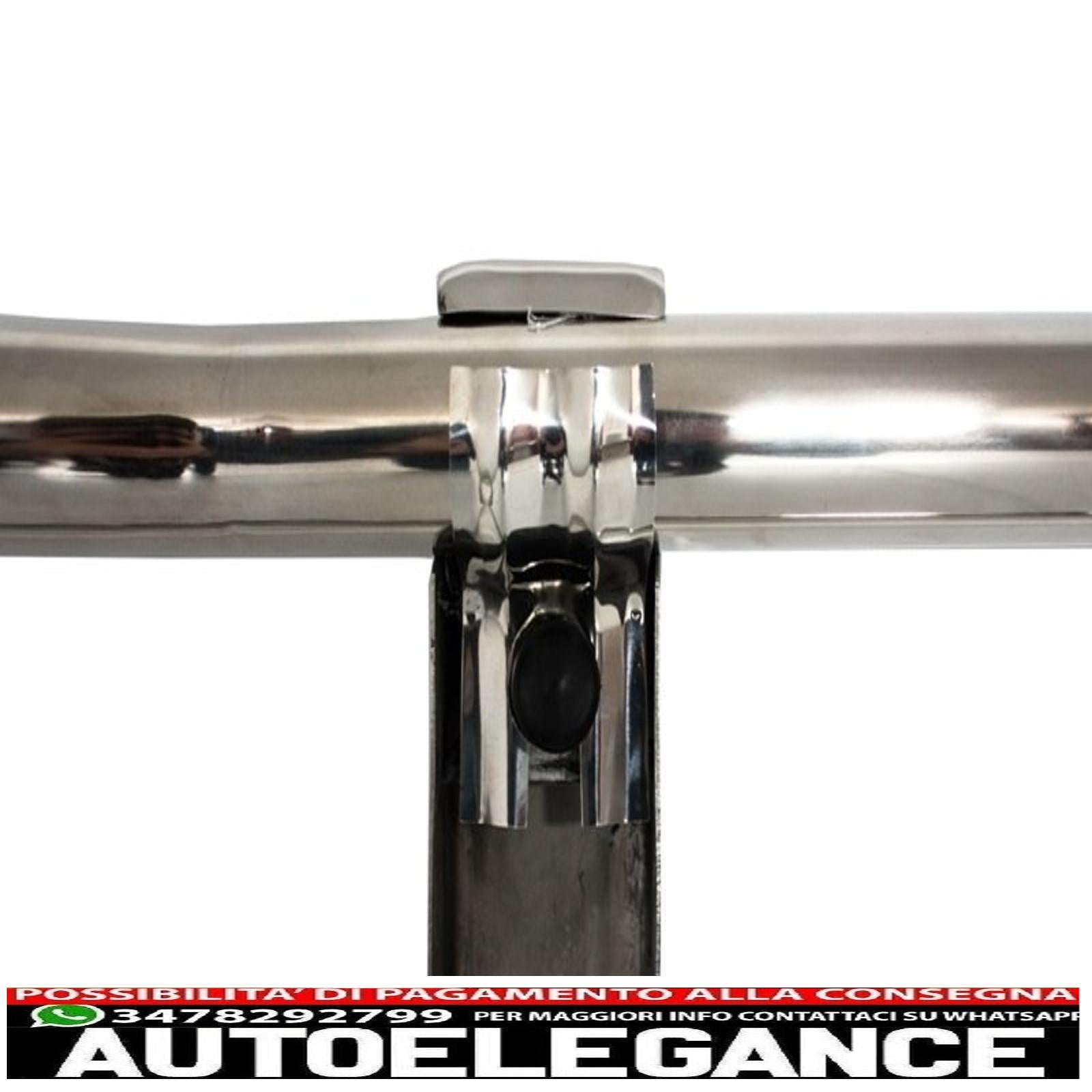 Bullbar adatto per mercedes classe g w463 (1989-2018) design g63 g65 AUTOELEGANCERICAMBI