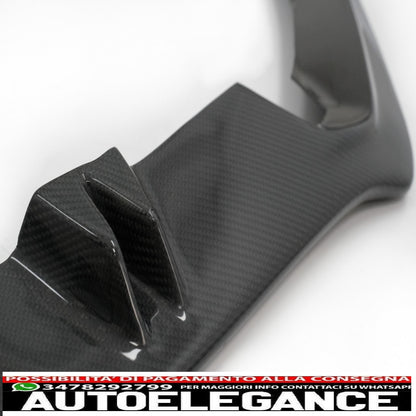 Additional front bumper spoiler suitable for audi a6 c7 4g rs6 (2011-2018) real carbon