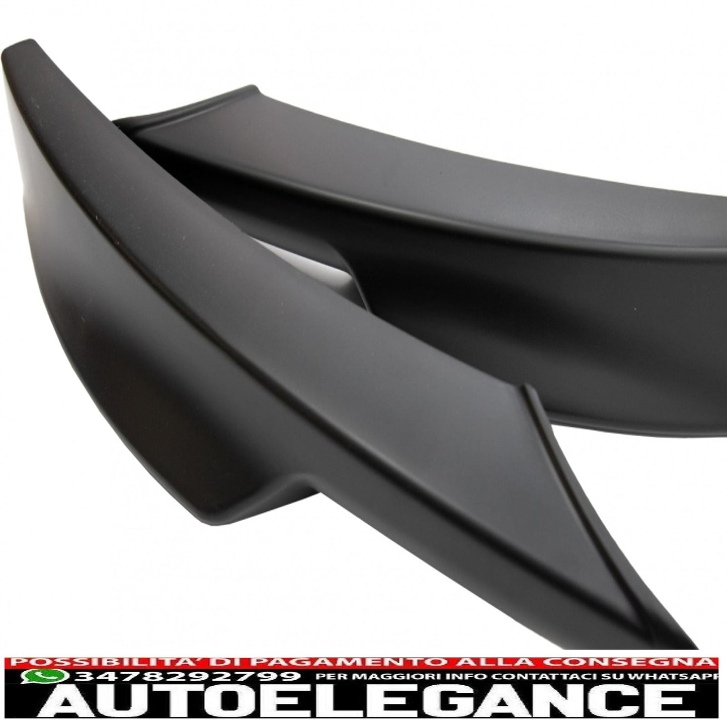 Front bumper splitter spoiler suitable for bmw 3 series e90 e91 lci (09.2008-2011) m-tech look
