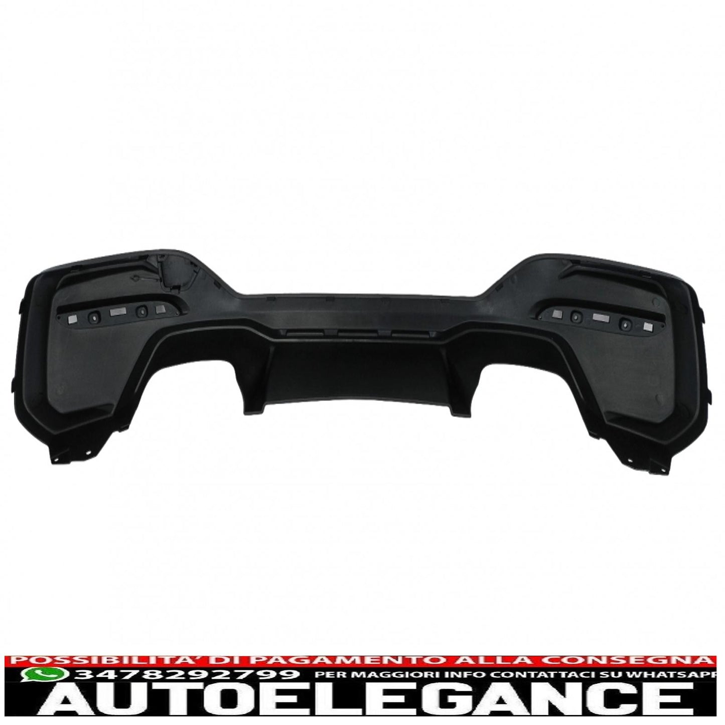 Diffusore mantovana spoiler paraurti posteriore adatto per bmw serie 1 f20 f21 lci (2015-06.2019) m2 design