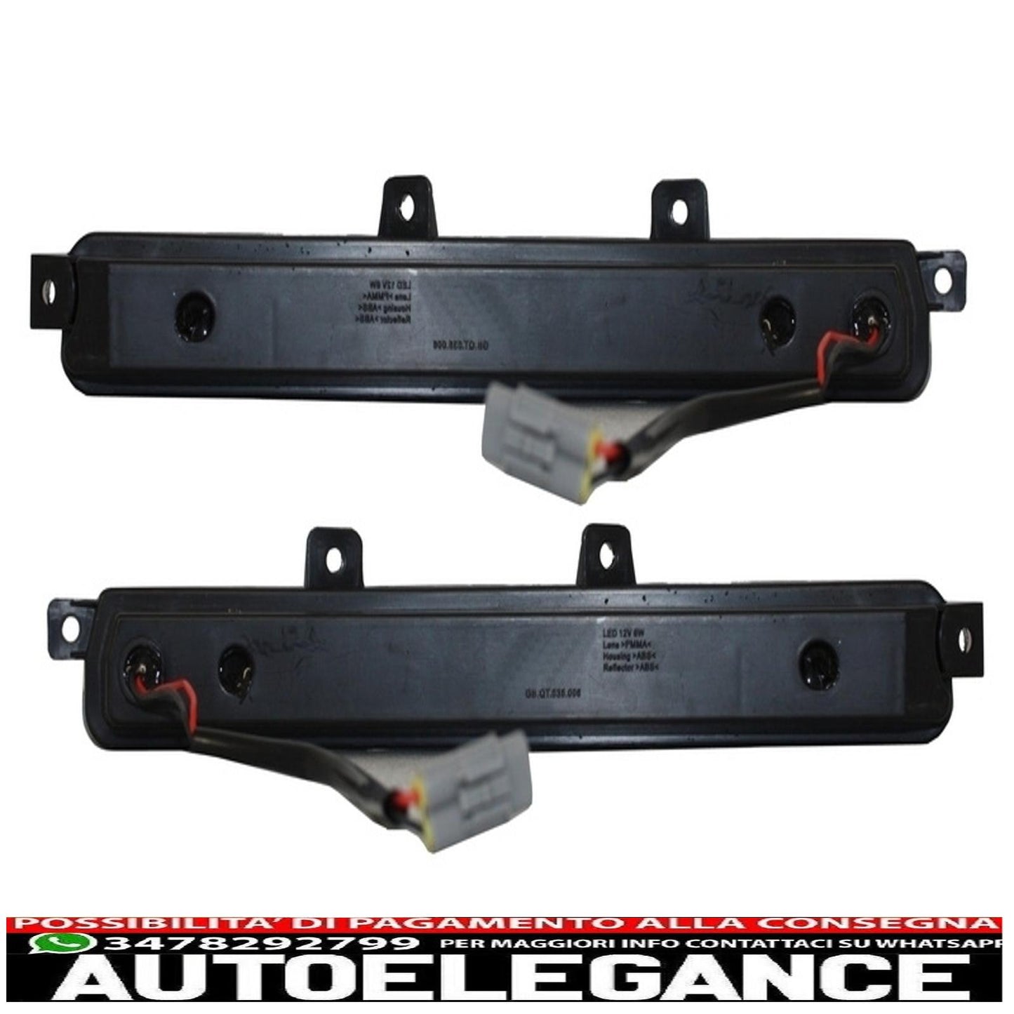 Front bumper spoiler led extension drl and upper spoiler suitable for mercedes g class w463 (1989-2017) 