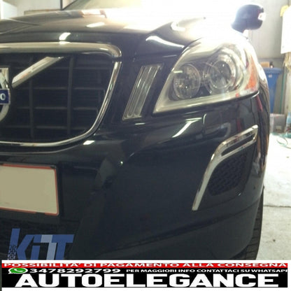 coperture dei condotti dell'aria dei fendinebbia design r adatti per volvo xc60 (2010-2013) AUTOELEGANCERICAMBI