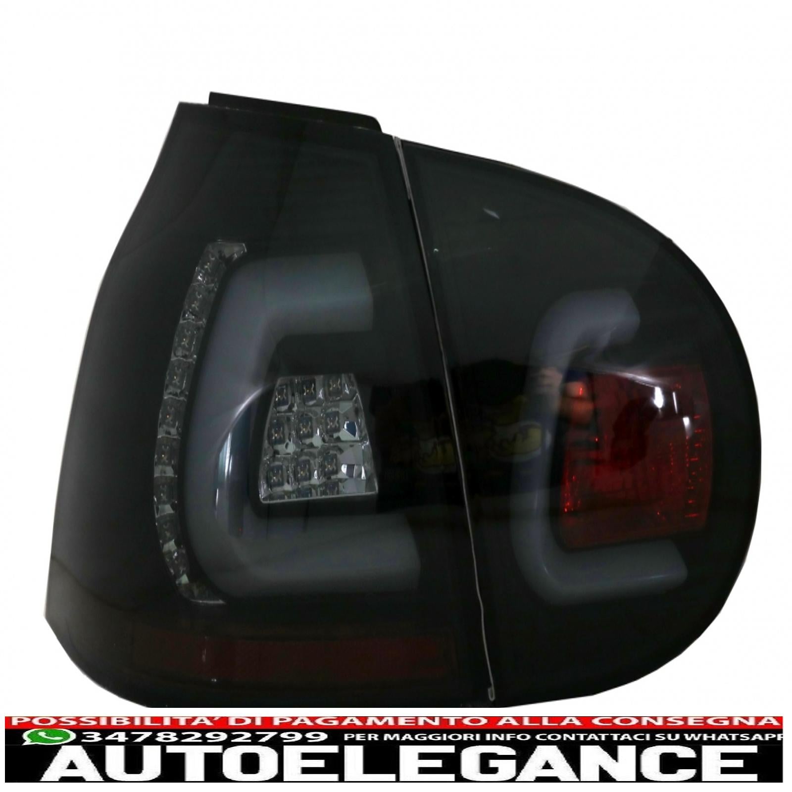 barra led fanali posteriori adatta per vw golf v 5 (2004-2009) smoke black urban style AUTOELEGANCERICAMBI