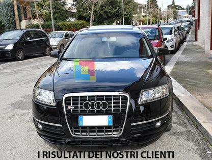 GRIGLIA ADATTA PER AUDI A6 4F 2004-2011 AVANT BERLINA CALANDRA LOOK S6
