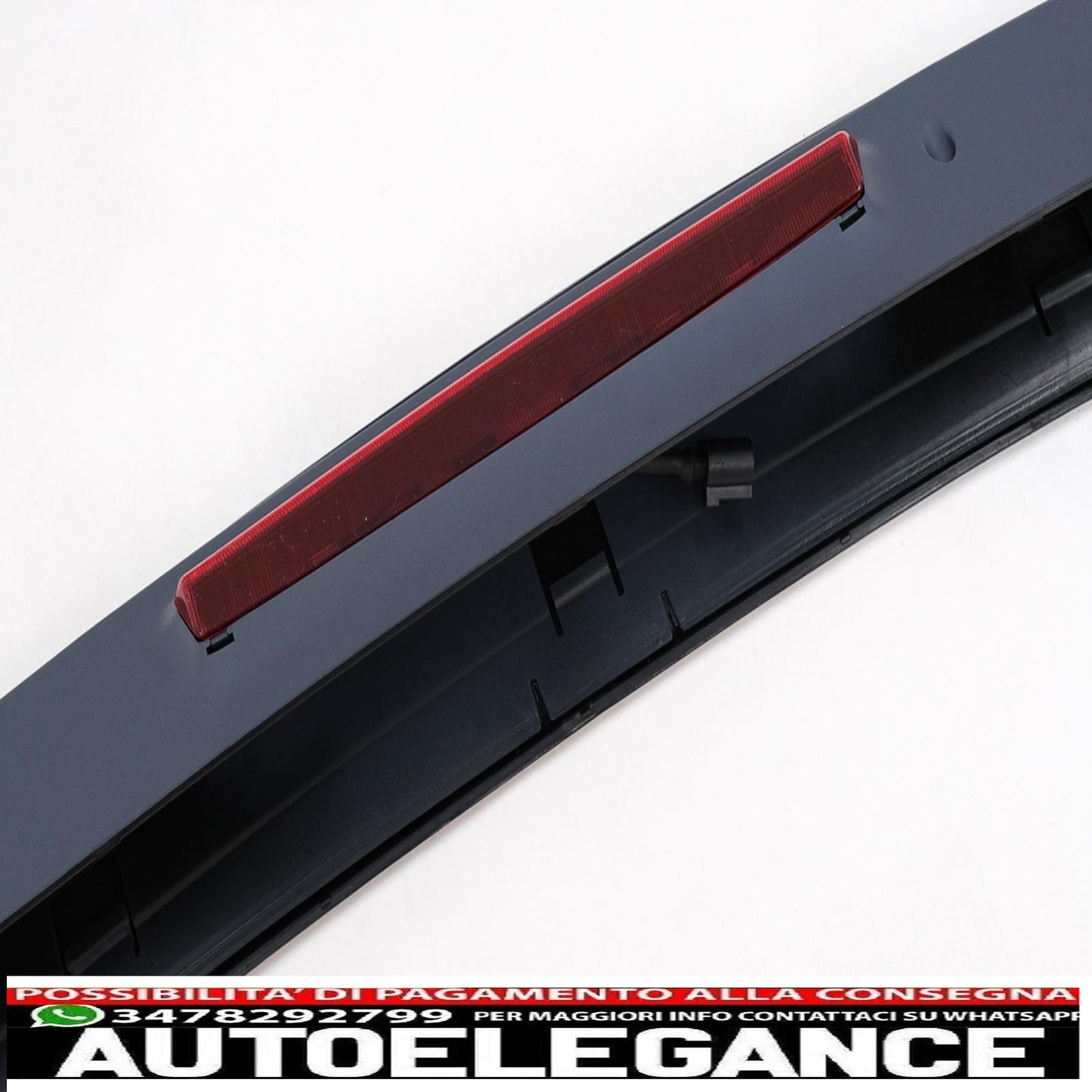 roof spoiler with LED brake light suitable for vw golf vi (2008 onwards) design r20