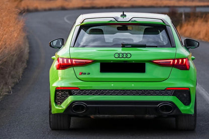 SPOILER ADATTO PER AUDI A3 8Y 2020+ LOOK NERO LUCIDO DESIGN SPORTIVO