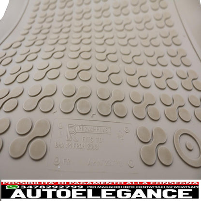 Beige rubber mat suitable for bmw x1 e84 2009-2015