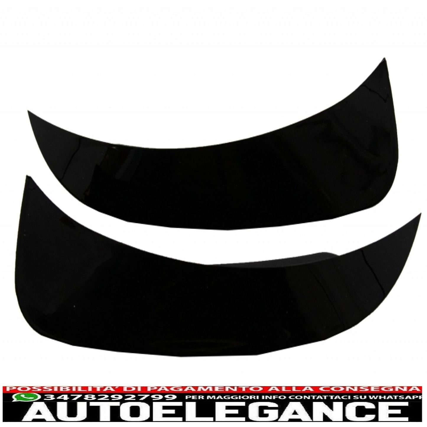 Trunk Lid Spoiler with Rear Bumper Lips Side Wings Flic Fit for Mercedes GLA X156 GLA45 (2014-2019)